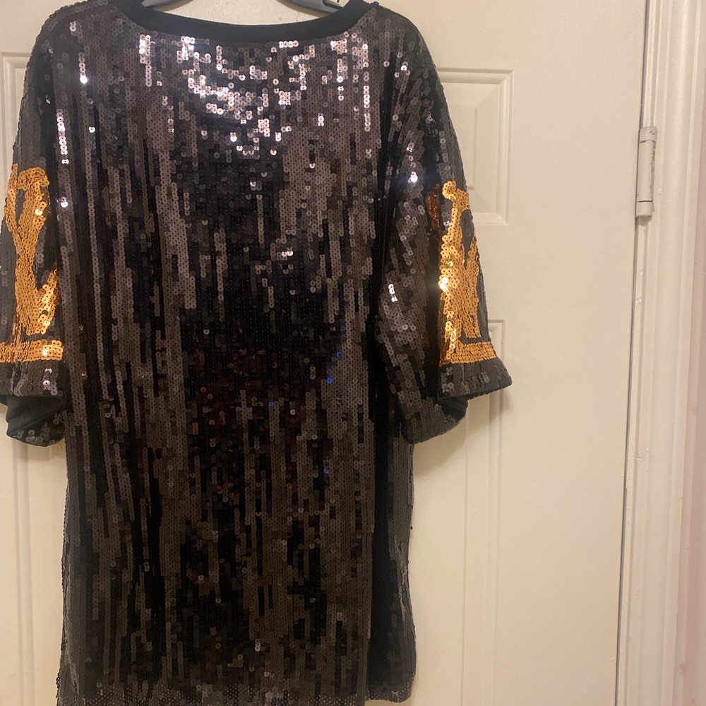 Black and gold sequin dress - Picture 2 of 3